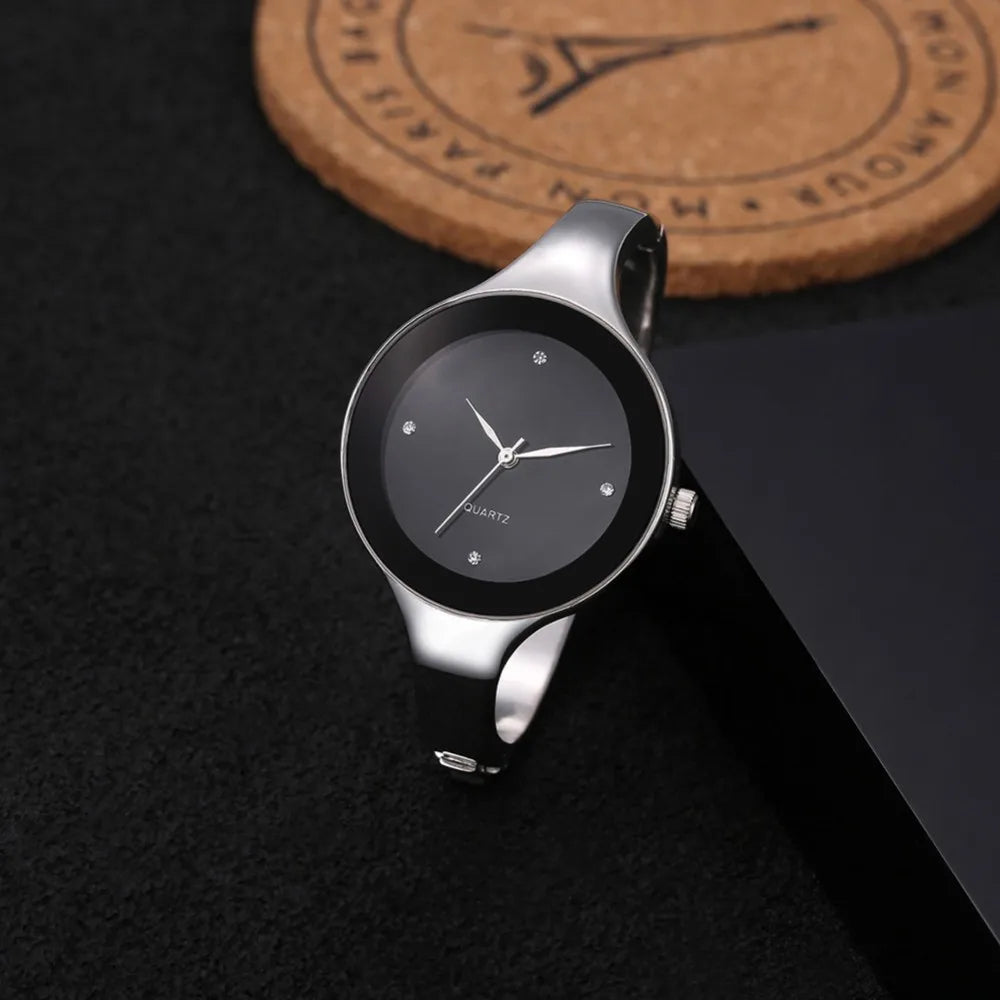 Luxury Crystal Bracelet Watch Women Watches Simple Fashion Women's Watches Stainless Steel Ladies Watch Clock Reloj Mujer