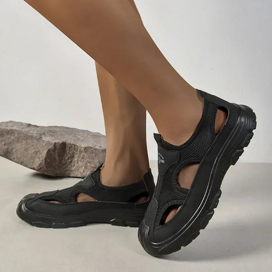 2026 Sandals Breathable Men Shoes Mesh Outdoor Men Hollow Designer Shoes Beach Footwear Cheap Shoes Clearance Free Shipping