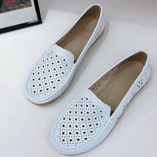 Summer New Fashion Round Toe Nurse Shoes Soft Sole Non-slip Sandals Flat Shoes Breathable Casual Sports Women's Shoes