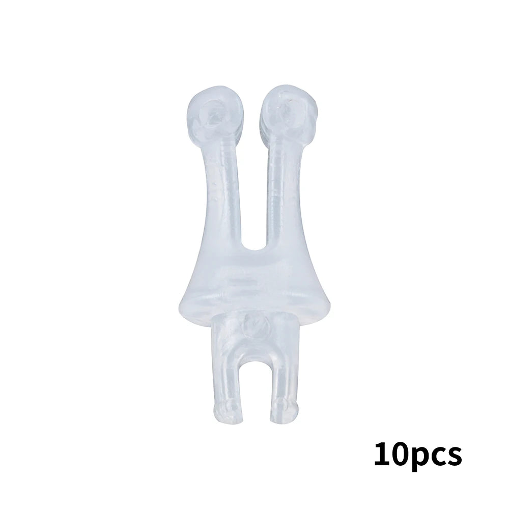 10pcs/lot Right Grand PTFE Flexible Replacement Clips for Piercing Jewelry Display