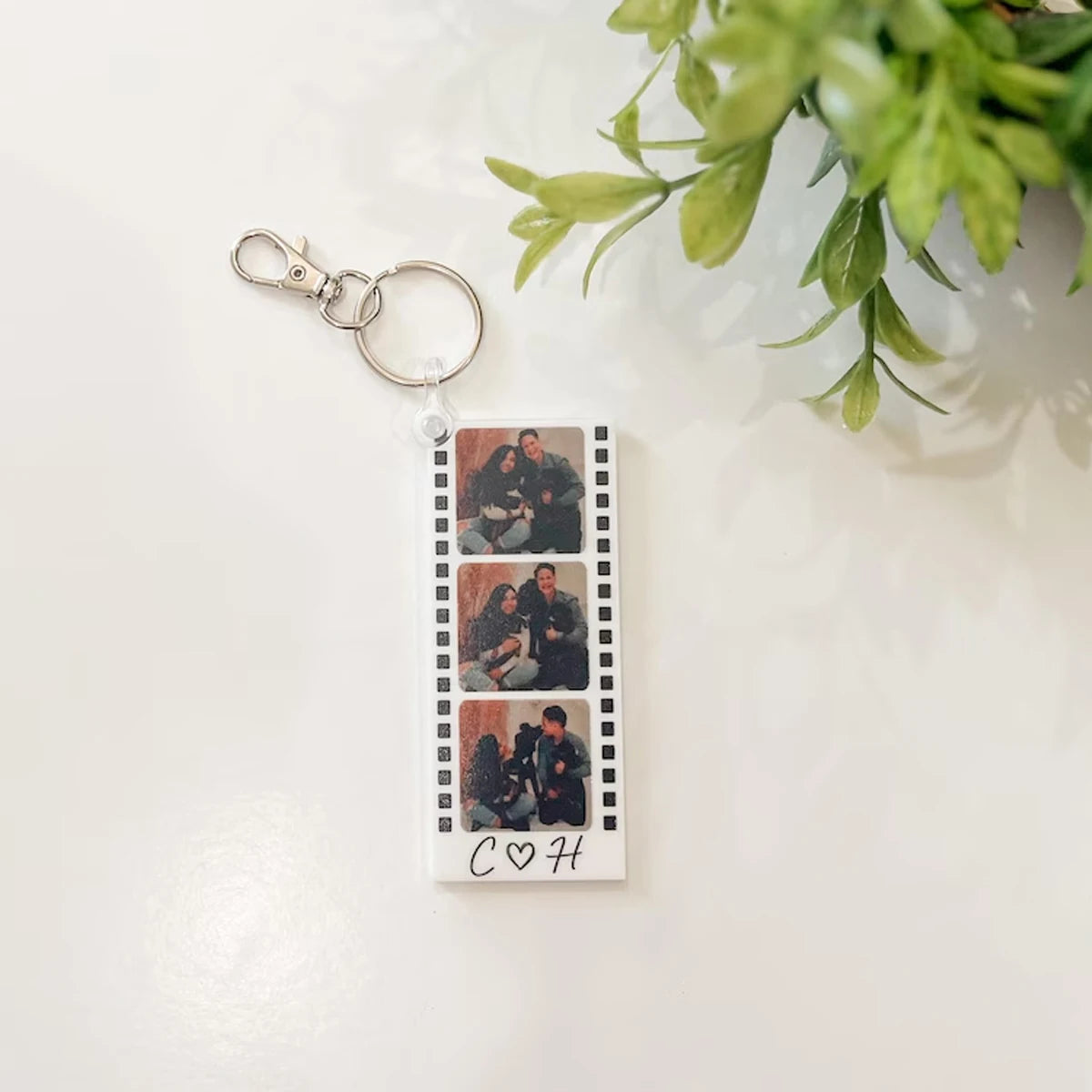 Customized Photo Strip Keychain | Valentine's Day Gift for Him | Valentine's Day Gift for Her | Couple Gifts | Gift for Boyfriend | Gift for Girlfriend