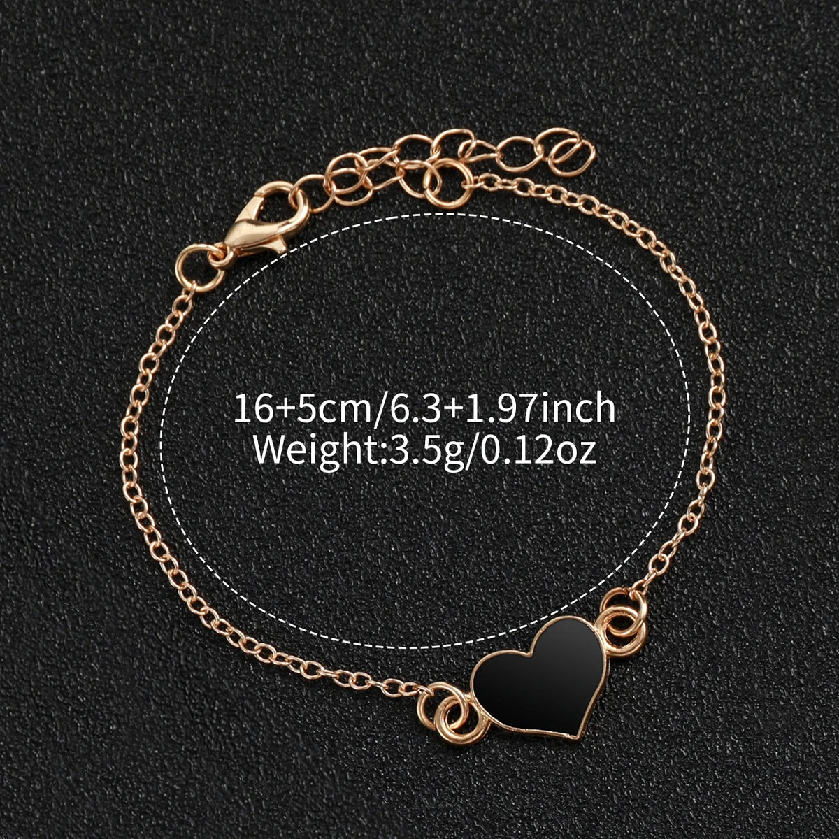 2PCS Fashion Mix Gold Women Quartz Watch Heart Bracelet Set Ladies Rectangle Roma Dial Wristwatch Reloj Mujer (Without Box)