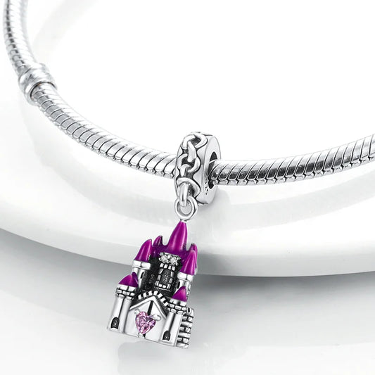 925 Sterling Silver Famous Buildings Charms Bead Milan Cathedral Colosseum Eiffel Tower Dangle Fit Original Bracelet DIY Jewelry