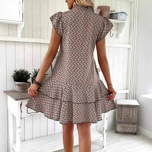 Women's Relaxed Ruffle Dress
