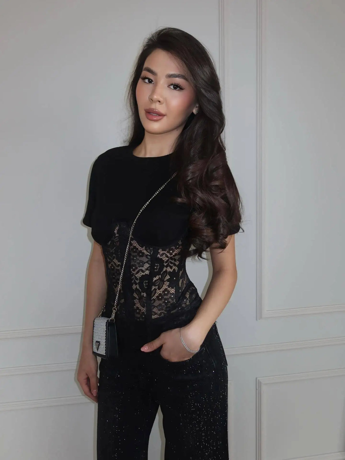 Women Spaghetti Strap Corset Top Female Panelled V-neck Sleeveless Backless Slim Fishbone Blouse 2026 Lady Party Evening Tops