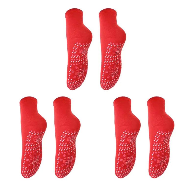 1/2/3/4/5pairs Self-Heating Magnetic Socks For Women Men Self Heated Socks Tour Health Comfortable Winter Warm Socks Ski Socks