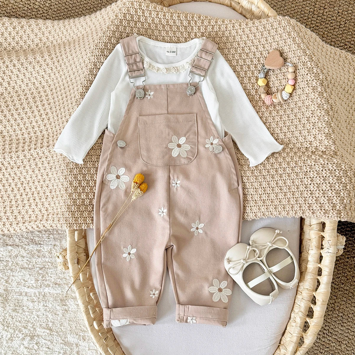 Newborn Baby Rompers Fashion Embroidery Sleeveless Knitting Infant Kids Boys Girls Strap Jumpsuits Clothes Summer Toddler Wear