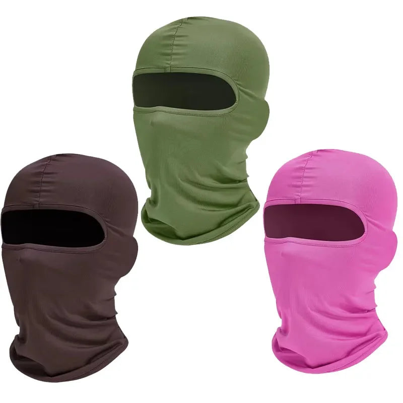 1/3pcs Full Face Mask Breathable Motorcycle Winter Warm Full Cover Caps Neck Windproof Dustproof Cycling Caps Full Face Mask