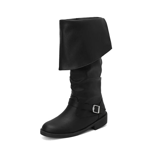 Women's Pirate-Style Pull-On Boots