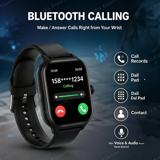 Sports Smart Watch 2026 New Men Woman HD Bluetooth Call Heart Rate Activity Tracking Fitness Smartwatch For Holiday Gifts Ht30