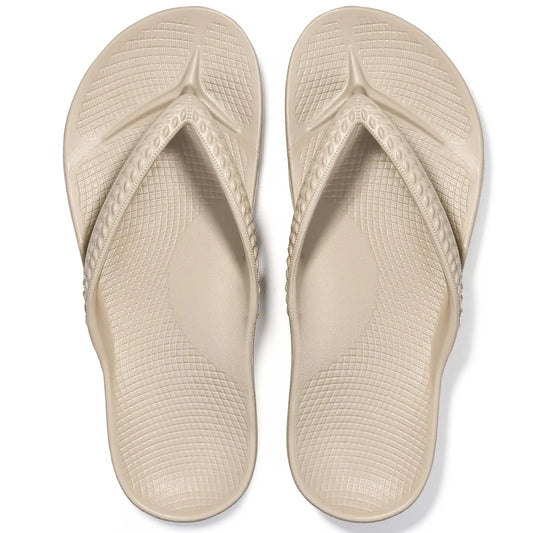 Litfun Women's New Flip Flops With Arch Support Outdoor Non-slip Men Beach Sandals Comfort House Slippers For Plantar Fasciitis