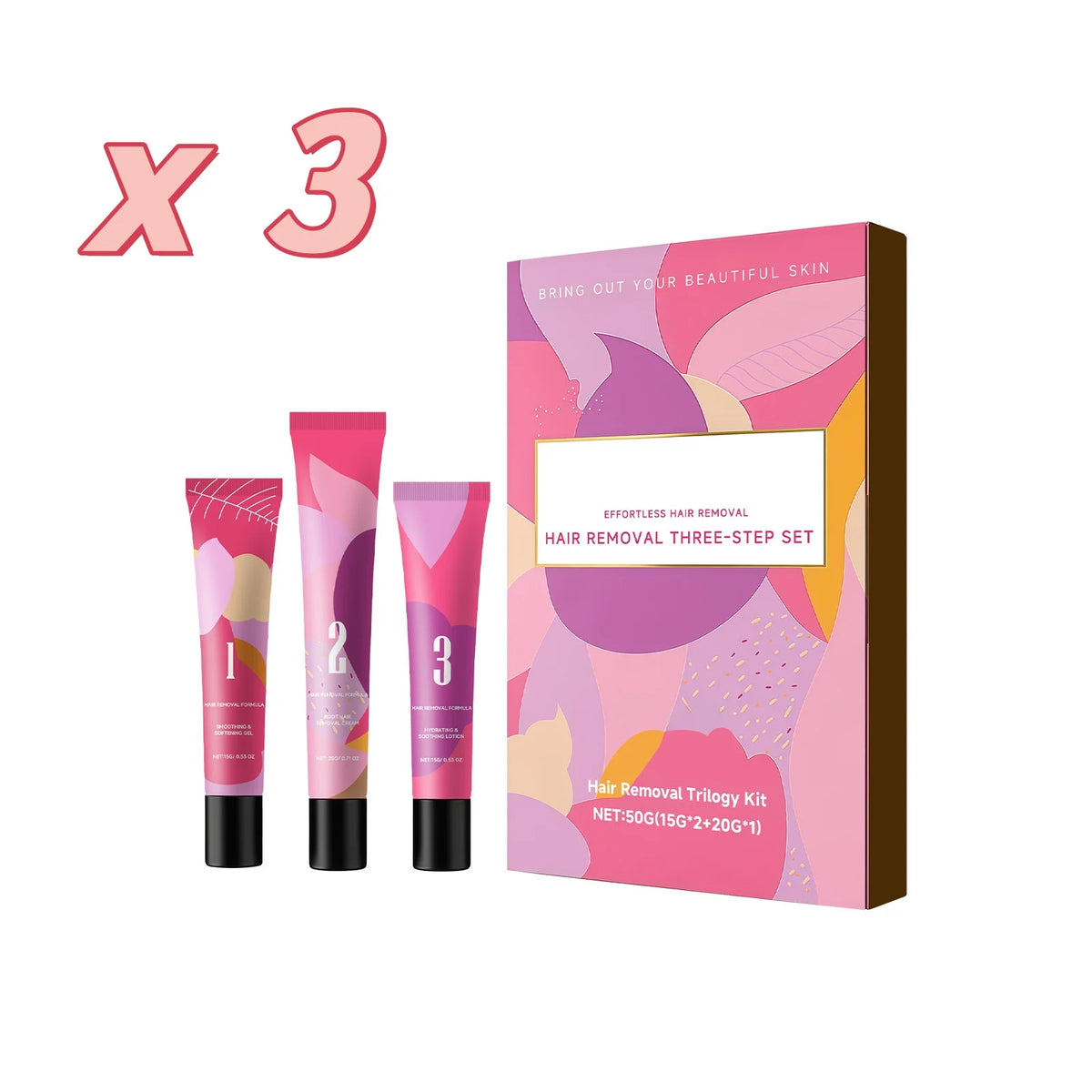 Hair Removal Cream Set For Face And Body Permanently Man And Women Sensitive Skin Care Summer Bikini Body Hair Remove Care Kits