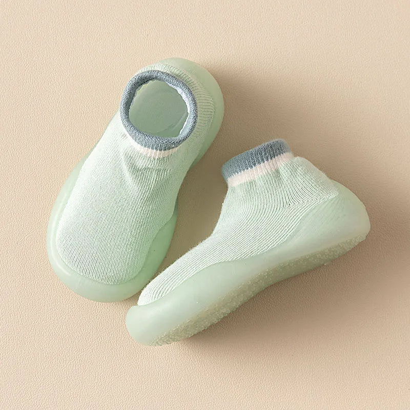 Baby Socks Shoes Infant Color Matching Cute Kids Boys Shoes Doll Soft Soled Child Floor Sneaker BeBe Toddler Girls First Walkers