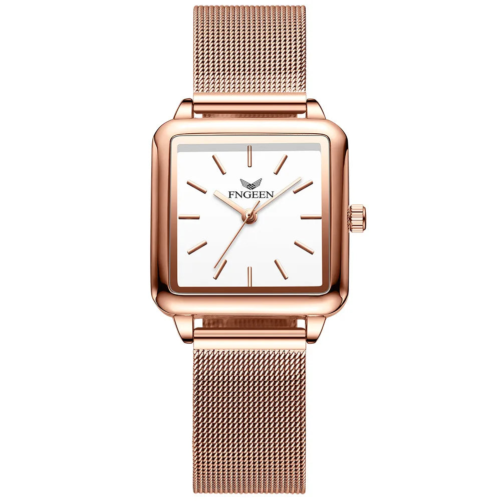 BINBOND Precise Quartz Watches for Women Luxury Luminous Waterproof Durable Ladies Watch Casual Reloj