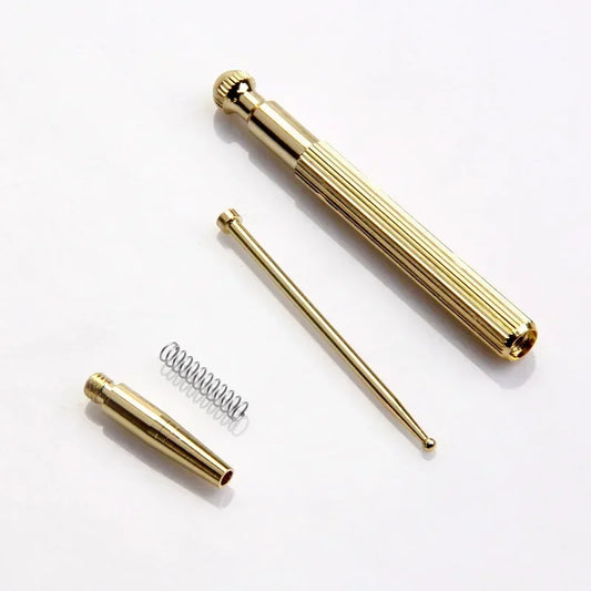 Stainless Steel Acupuncture Pen Dual Head Eye Facial Reflexology Tool Deep Tissue Massager for Body Meridian Pain Relief Point