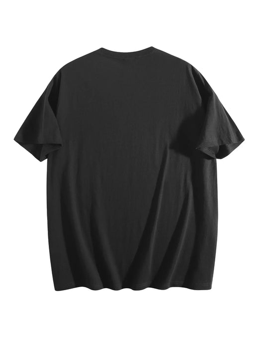 1pcs T Shirt for Men Summer 100% Cotton Short Sleeve Hip-Hop Y2k Tops Harajuku Running Top Casual Football T Shirt Streetwear