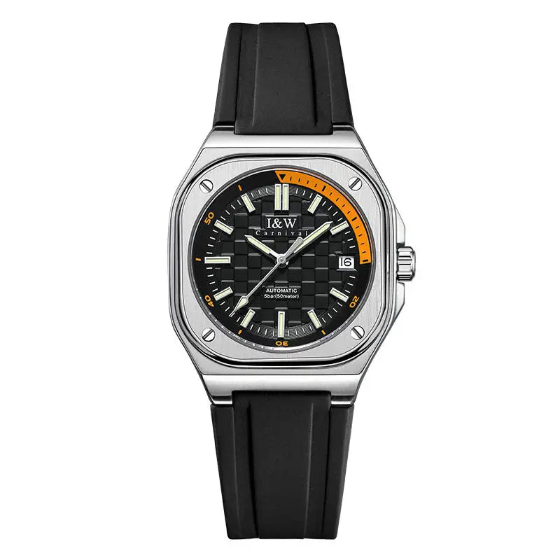 Switzerland I&W CARNIVAL Luxury Brand MIYOTA Automatic Mechanical Women's Watches Sapphire Waterproof Luminous Hands Clock 673L