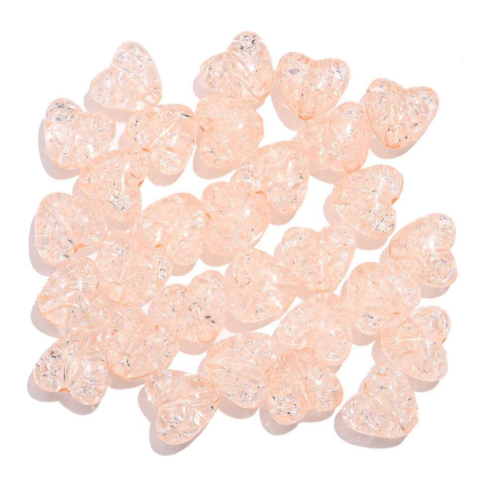 50pcs 11mm Clear Acrylic Burst Beads Candy Color Star Spacer Beads DIY Handmade Beaded For Jewelry Findings Bracelet Accessories