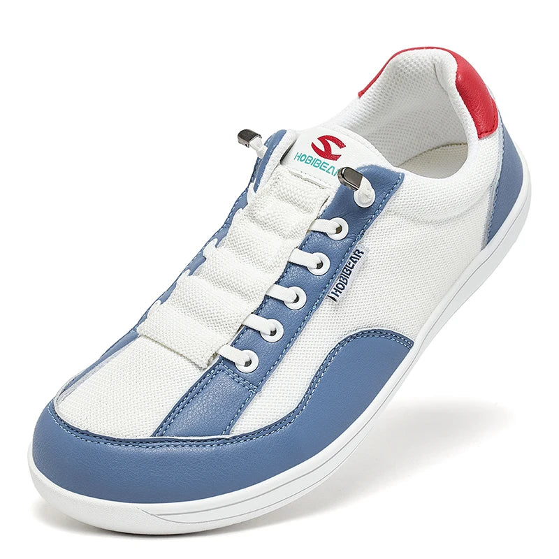 HOBIBEAR Wide-Toe-Box Barefoot Shoes Womens Mens Zero Drop Slip On Sneakers Minimalist Walking Shoes