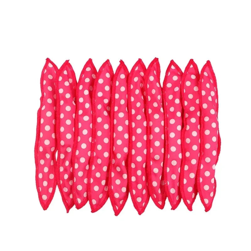 10Pcs/Lot Hair Curlers Soft Sleep Pillow Hair Rollers Set Best Flexible Foam and Sponge Magic Hair Care DIY Styling Tools curl
