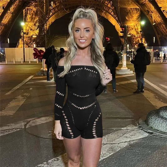 Women's Clothing Hot Jumpsuits Rompers Sexy Mesh Rompers Playsuits High elastic Teddy porn bodysuit erotic dresses