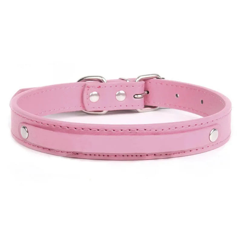 Sexy Pink Leather Collar Letters Daddy PRINCESS Choker Necklace Cute Adult DDLG Cosplay Personalized Custom Jewelry