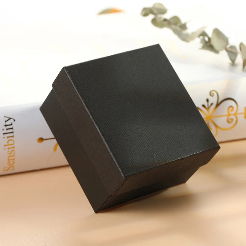 12PCS Packaging and Display Watch Boxes Gifts Black Boxes Paper Decorative Bracelet Boxes Paper Jewellery Accessories