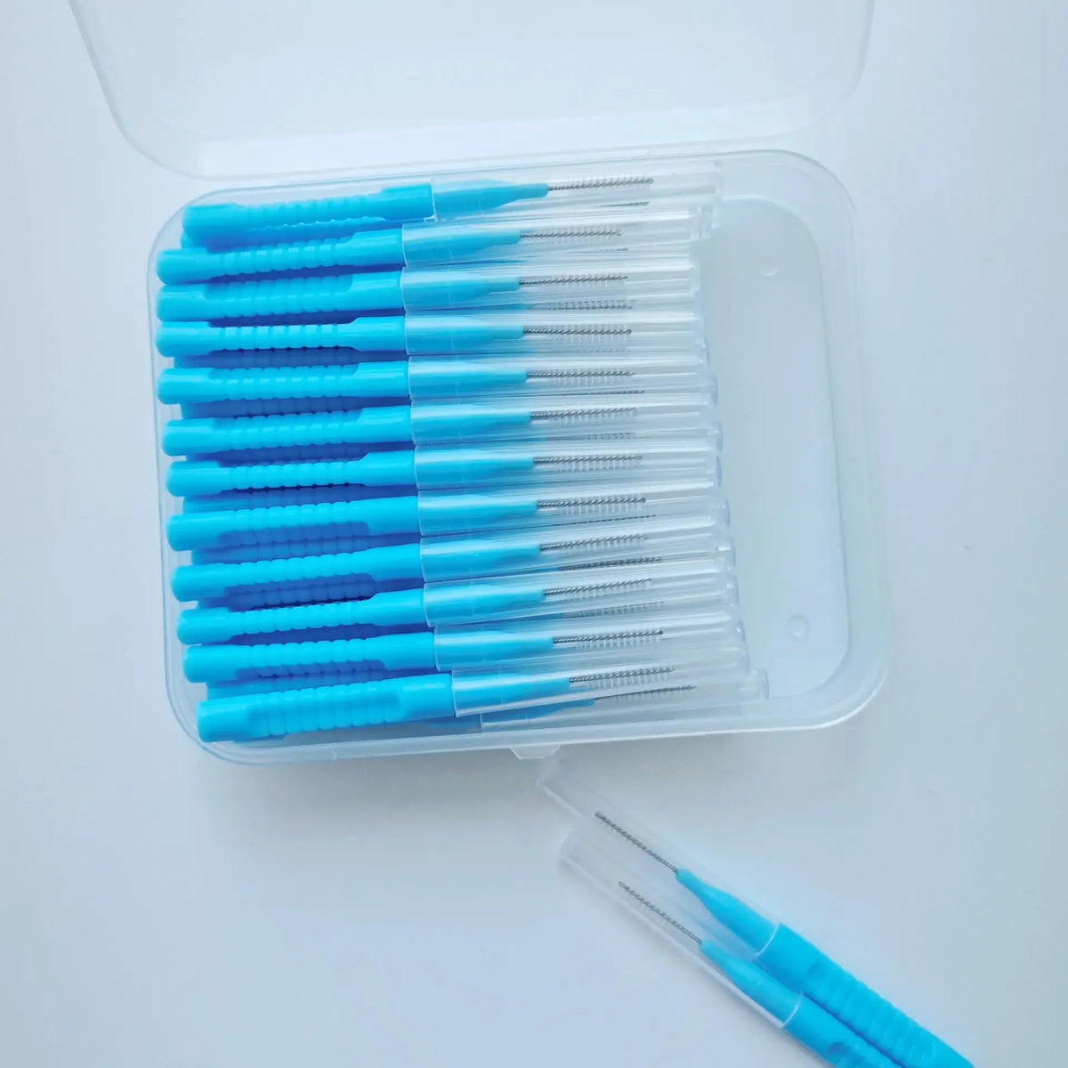 50Pcs 0.6-1.2mm Interdental Brushes Health Care Tooth Push-Pull Escova Removes Food And Plaque Better Teeth Oral Hygiene Tool