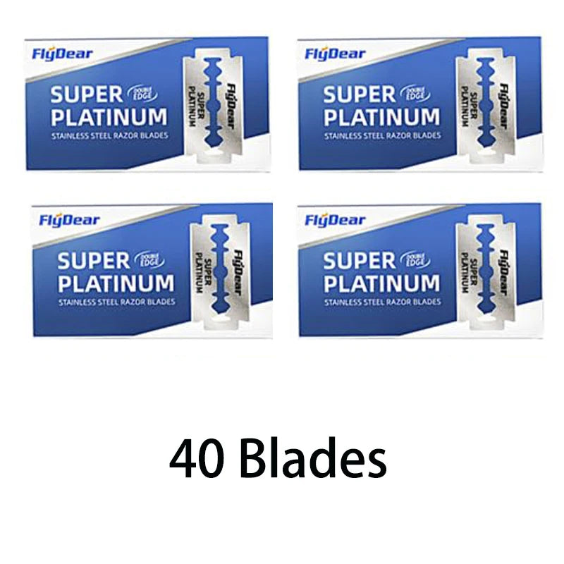 Razor Stainless Steel Double-Blade Razor Old-Fashioned Razor Manual Shaving for Men Razors for Shaving Men Razors