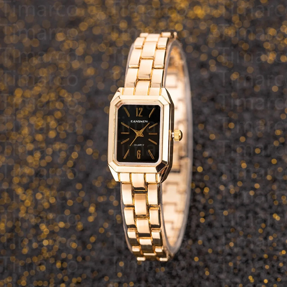 2026 Top Brand Women Watch Simple Luxury Alloy Strap Quartz Wristwatch Woman Fashion Elegant Square Ladies Watches Reloj Mujer