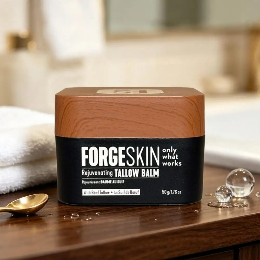 50g Deep Nourishing Daily Cream Forge Skin Rejuvenating Tallow Balm For Men Natural Avocado Butter Beef Tallow Face Moisturizer