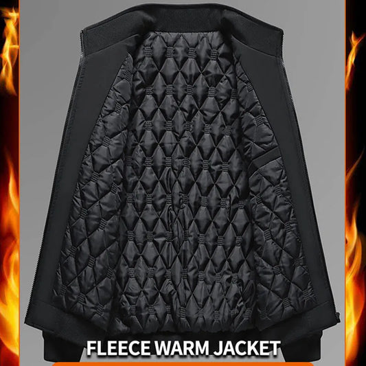 Men Windbreaker Streetwear Winter Fleece Jackets Plus Size 6XL 7XL 8XL Thicken Warm Varsity Jacket Coat For Men Parkas Overcoats