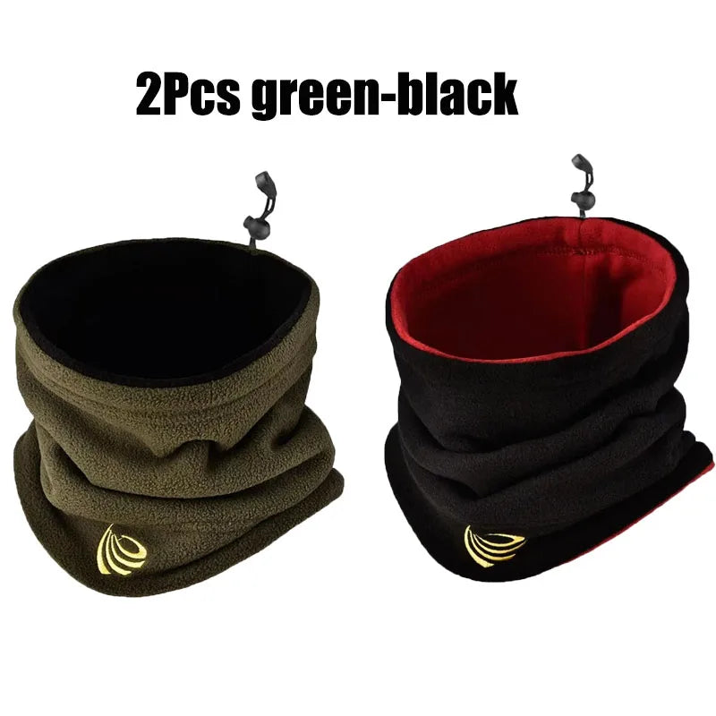 2/6pcs Fashion Winter Camping Warm Fleece Neck Gaiter Ski Tube Scarf Snowboard Face For Men & Women Outdoor Cycling Cold-proof