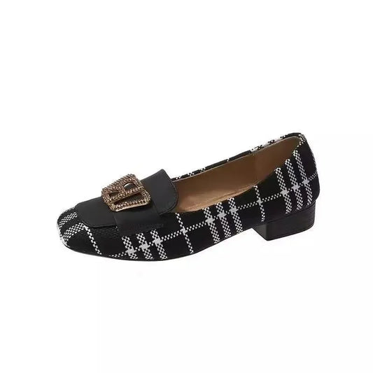 SF Genuine Leather round Toe Slip-On Woman oes Faionable Low Heel Fall 2025 New Slecomfortable Casual Leather Sneakers