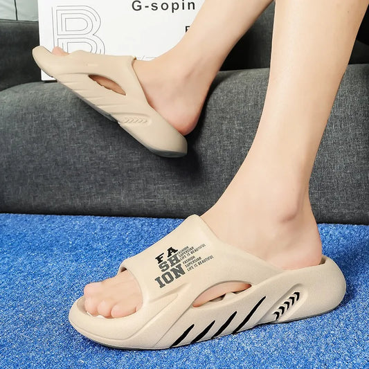 New Summer Man Massage Slippers 2026 Indoor Outdoor Beach Sandals Soft Bottom Casual Slippers Male Flip Flops Mens Sandals