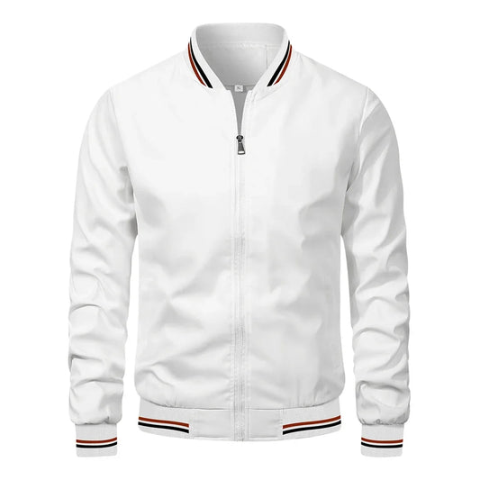 Spring Summer Bomber Jacket Men Black Casual Slim Fit Baseball Mens Jackets New Autumn Fashion High Quality Windbreaker Tracksui