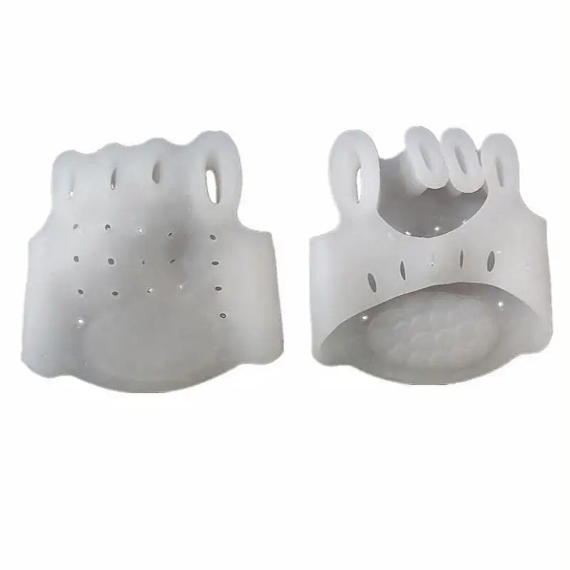 Five-Hole Toe Separator Thickened Breathable Forefoot Half Size Foot Pad Arch Support Cushion Pad for Daily Foot Wear
