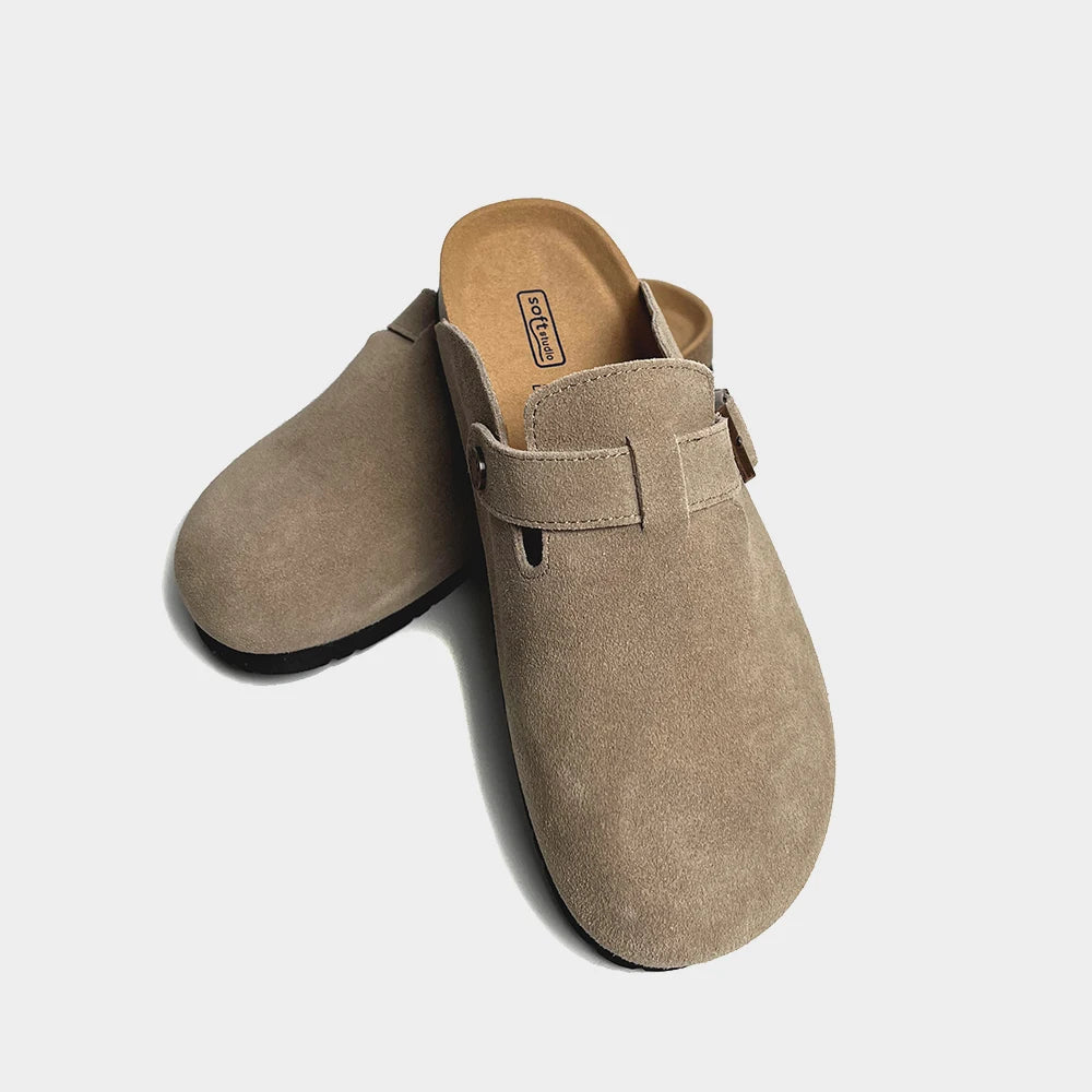 Women's Buckle-Detail Clogs