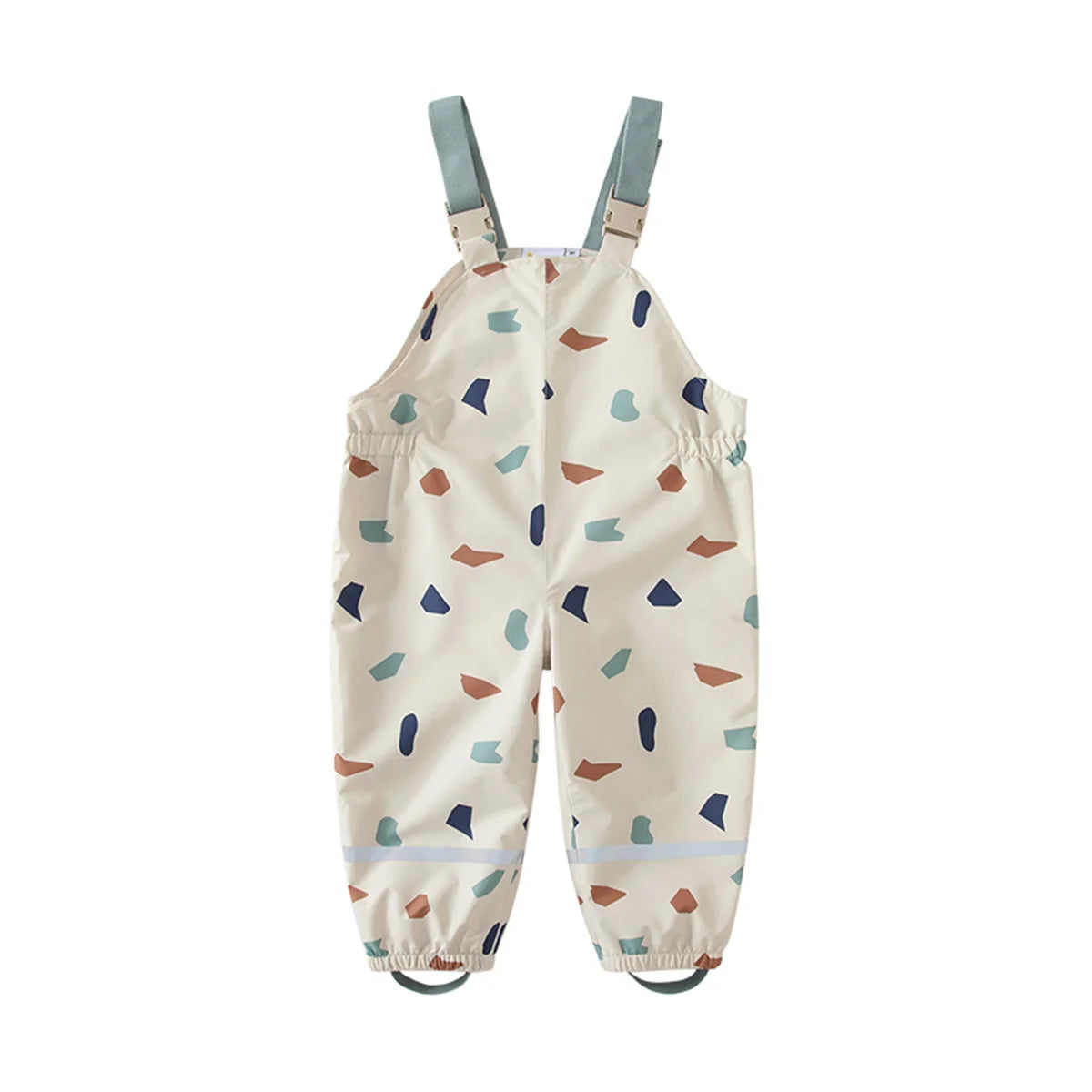 HONEYKING Kids Jumpsuit For Boys Toddler Outdoor Clothes Colorful Waterproof Rain Pants Baby Girl Overalls For Children