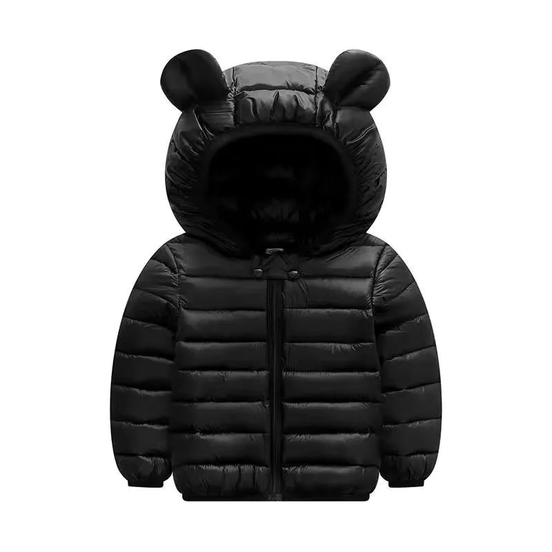 Hooded Lightweight Down Jackets Children Boy Girl Baby Coat Autumn Winter Outerwear Casual Clothing Kids Christmas Birthday Gift