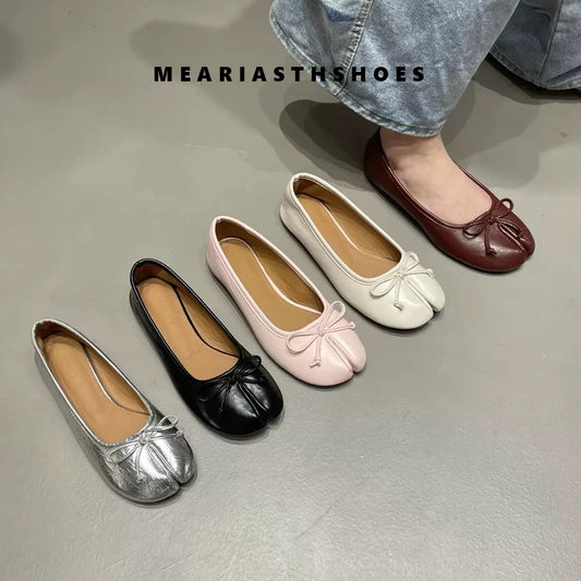 Women's Split-Toe Flats in Style Options