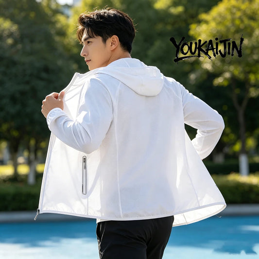 Summer New UPF 50+ UV Sun Protection Hoodie Jacket Men Women Lightweight Hiking Outdoor Long Sleeve Fishing Sun Shirt Coat
