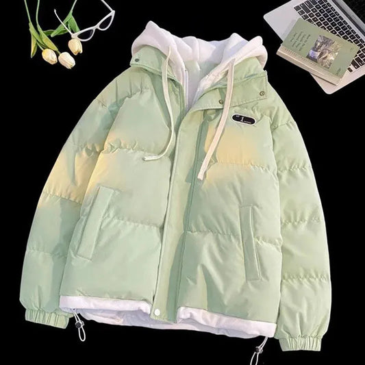 Women's Hooded Padded Zip Jacket