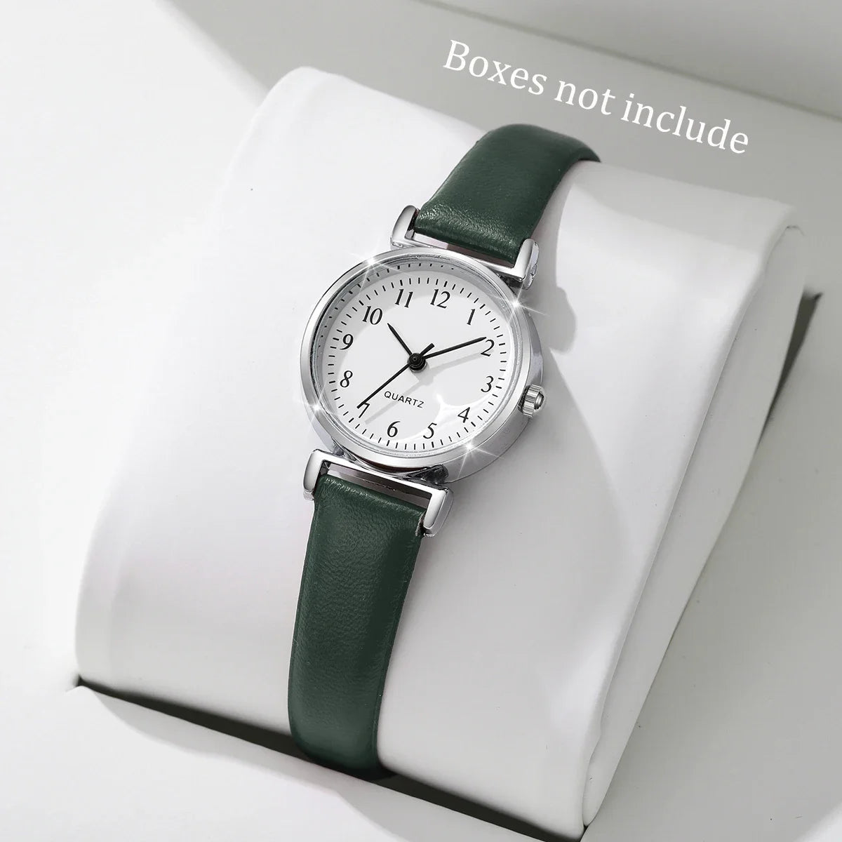 Fashion Small Dial Women Watches Simple Leather Band Analog Quartz Wristwatch for Ladies Clock Reloj Mujer(Without Box)