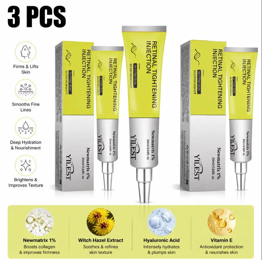 Retinal Eye Cream 20ml with Retinol Ceramide Panthenol Hydrating Firming Eye Care Cream for Fine Line Skin Care