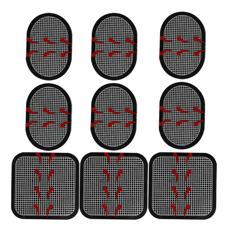 3 Pcs/set Electric Muscle Stimulator Gel Patch for Abdominal Massage, Patch Accessory with Massage Home Gym Equipment