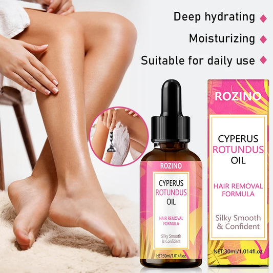 【Instant Soothing】30Ml Post-Hair Removal Care Oil, Moisturizing, Soothing, Relaxing, Gentle, Cools and Soothes Skin after Shaving/Hair Removal, Leaves Legs Feeling Fresh/Cooled, Makes Skin Healthier, Soothes/Cools Dry and