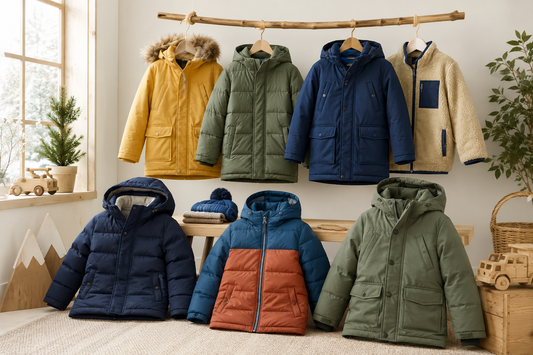 Boys winter coats in practical styles