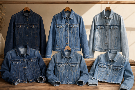 Women's denim jackets in classic cuts