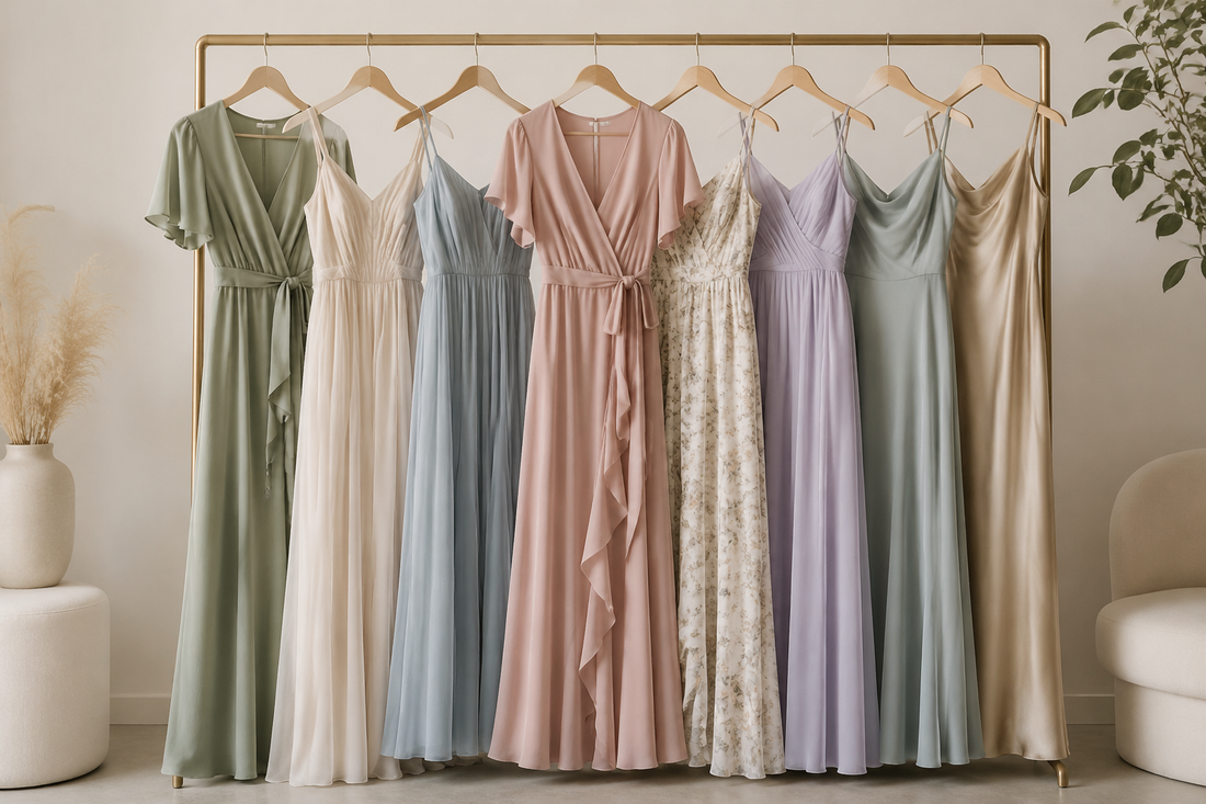 Elegant maxi dresses in varied refined silhouettes